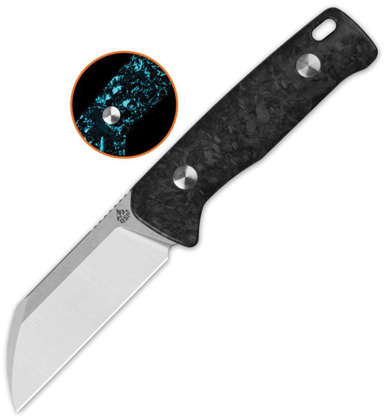 QSP KNIFE Baby Penguin Fixed Blade Blue