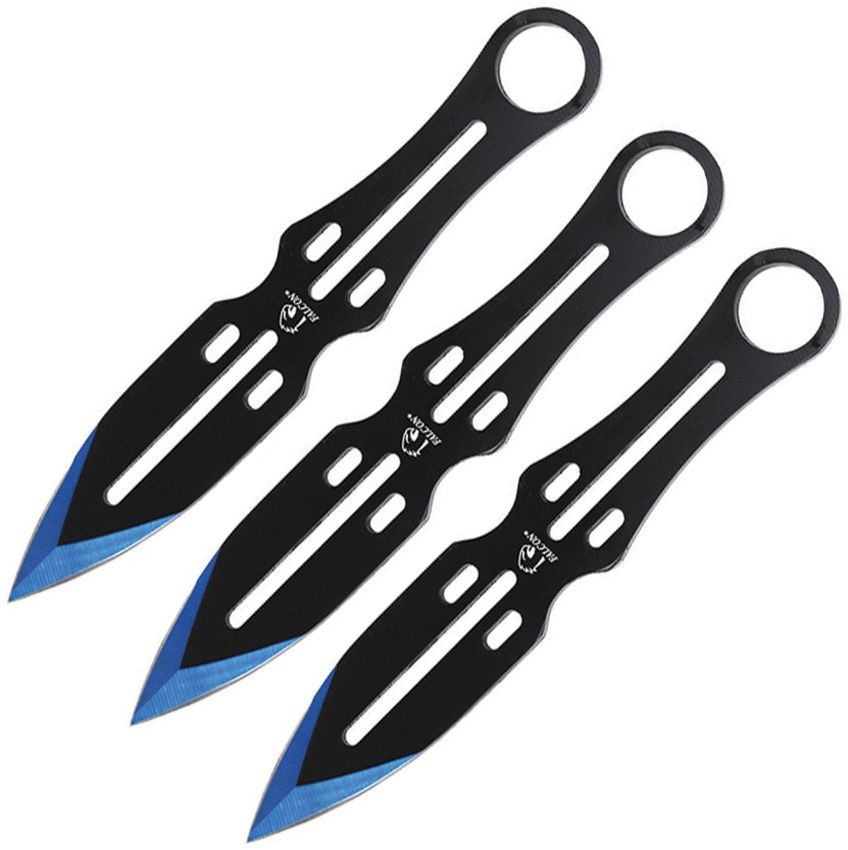 FALCON Throwing Knife Set Blue