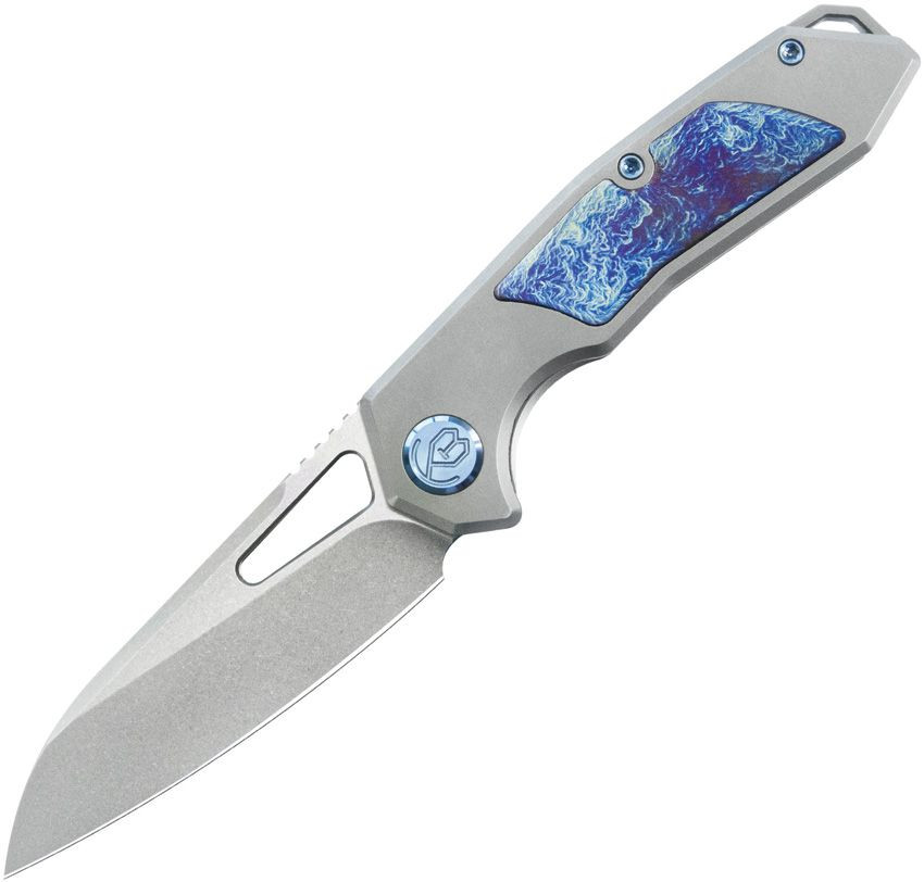 KUBEY Vagrant Framelock Timascus