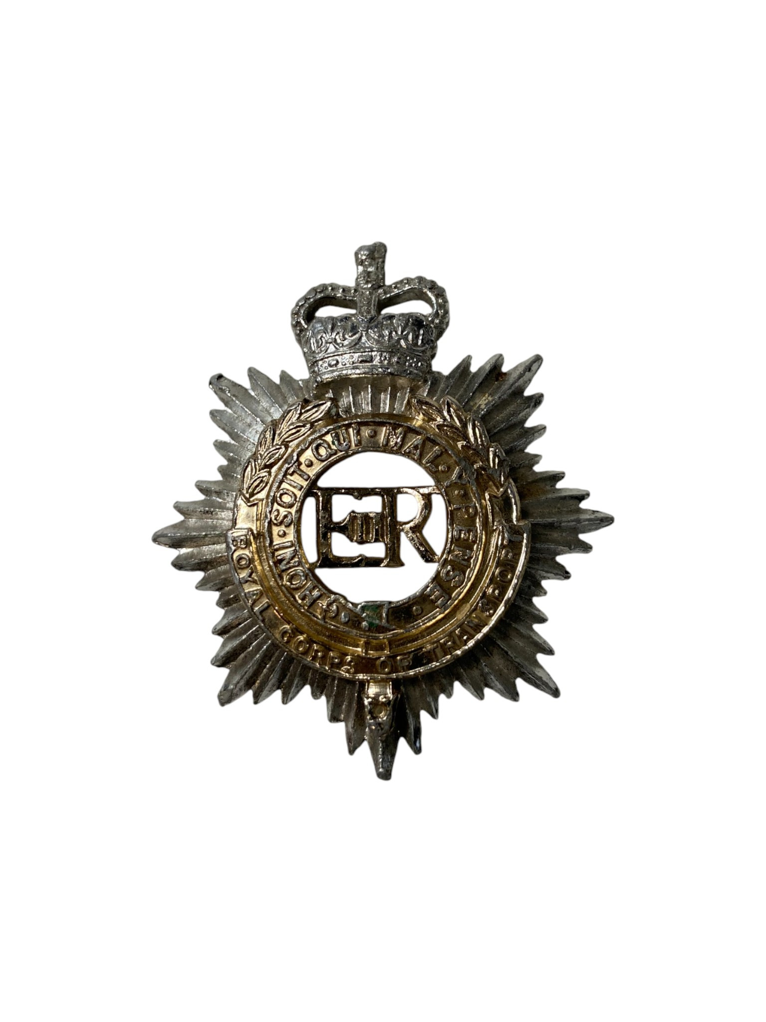 British Army  Royal Corps Of Transport Anodized Aluminum Cap Badge