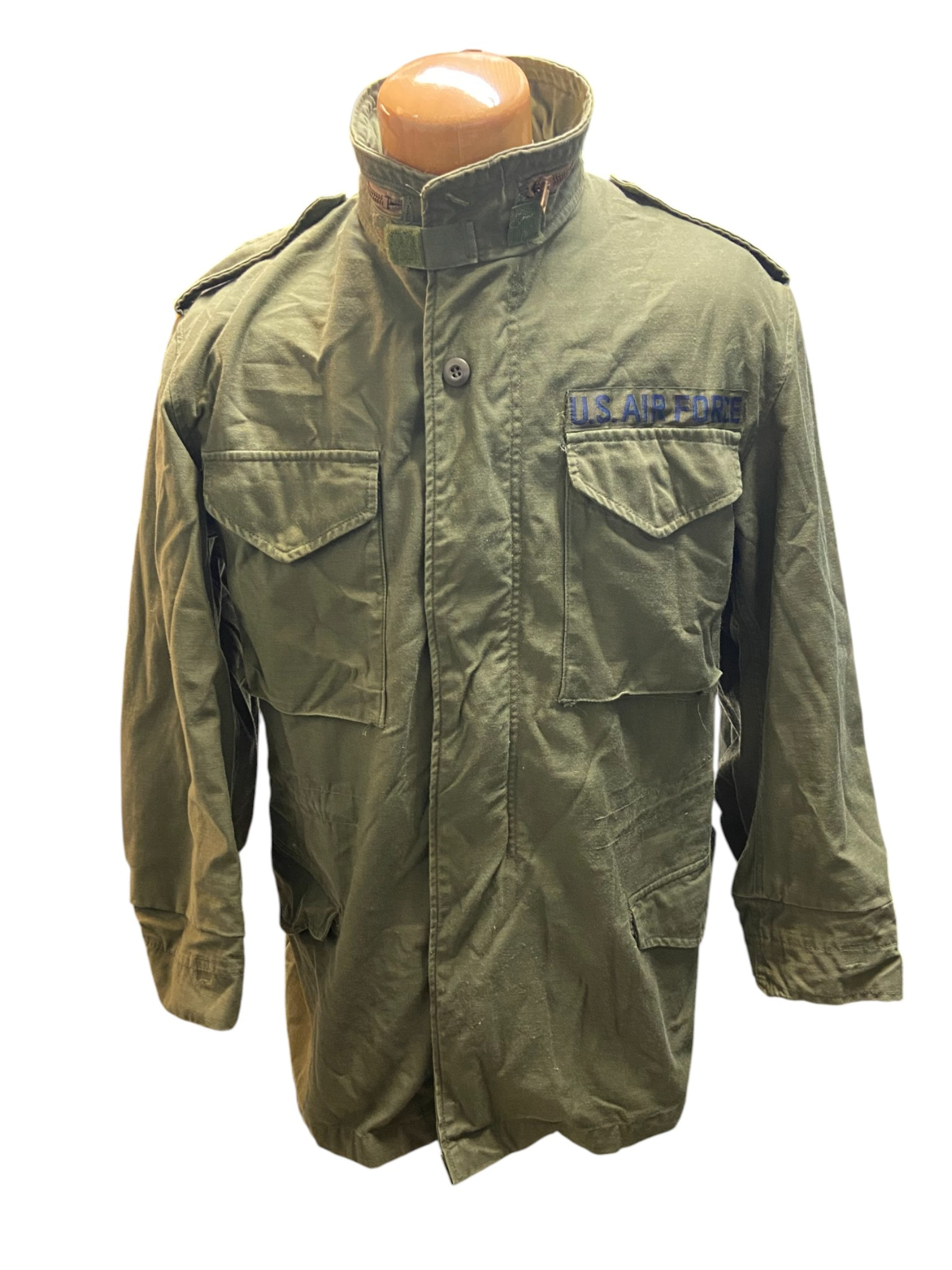 U.S. Armed Forces Airforce M-65 Jacket - Dated 1980 - Medium Long