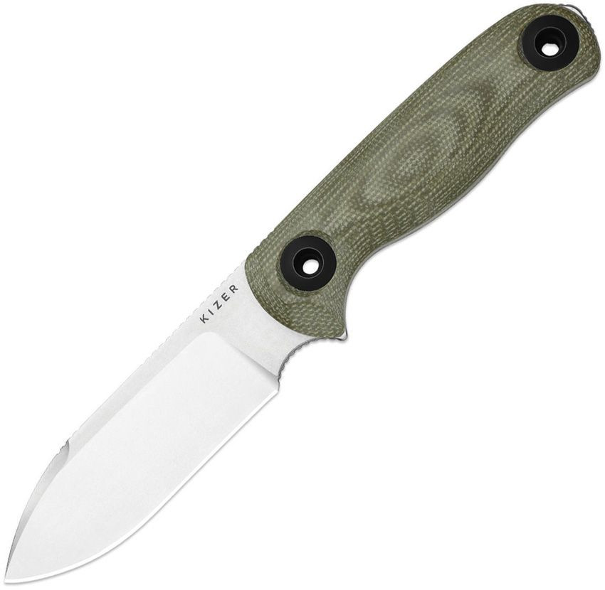 KIZER CUTLERY Drop Bear Fixed Blade Green
