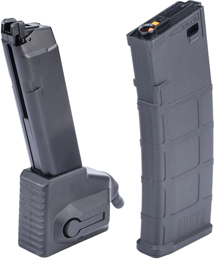 Poseidon x CSI HPA to M4 Magazine Adapter for Poseidon XO Series P-2 Gas Blowback Pistols