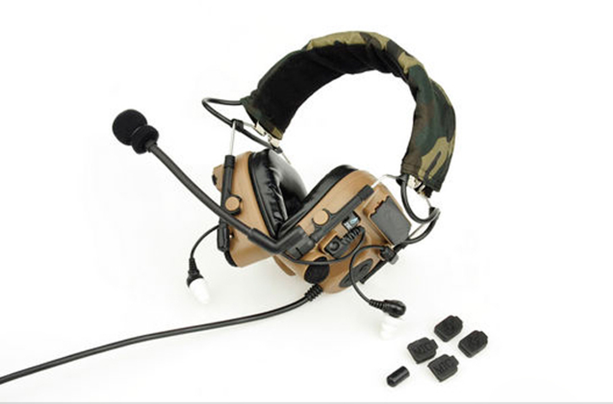 Z-Tactical ZCOMTAC IV In-Ear Headset - Tan