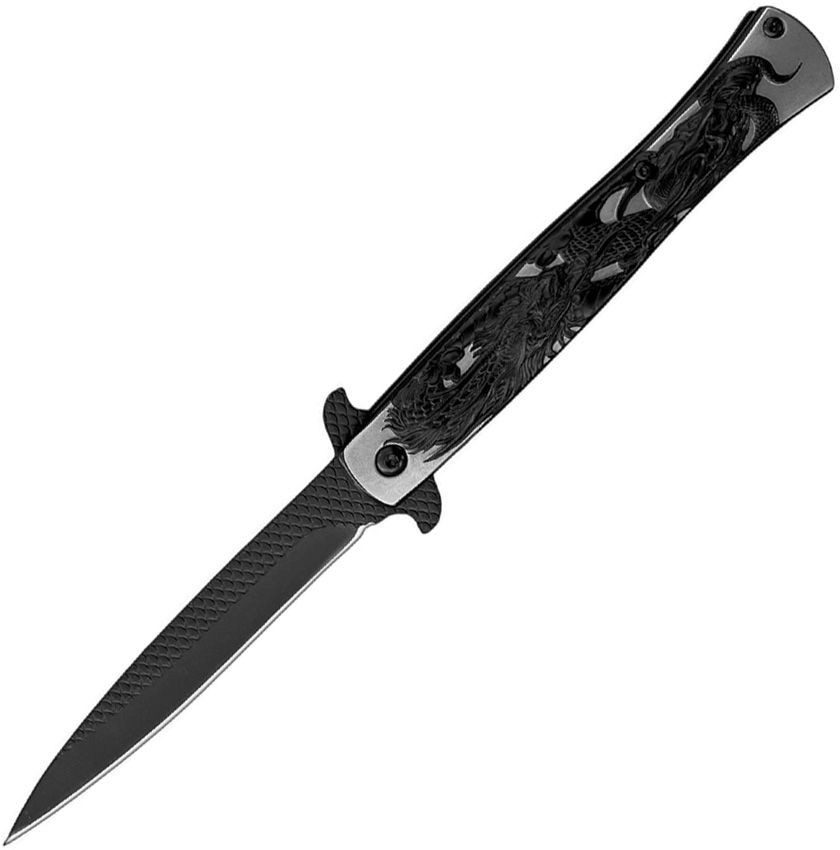 ELITEDGE Stiletto Linerlock A/O Blk