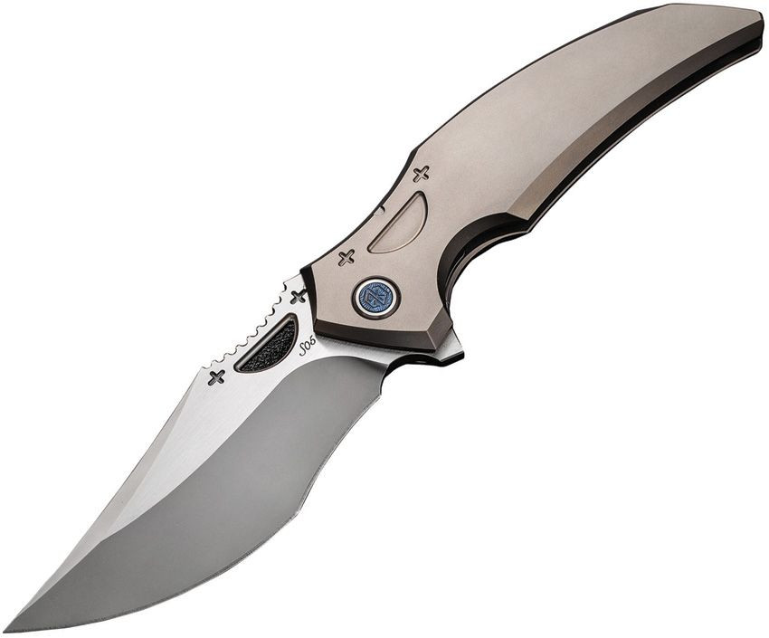 RIKE KNIFE S05 Framelock Gray Ti