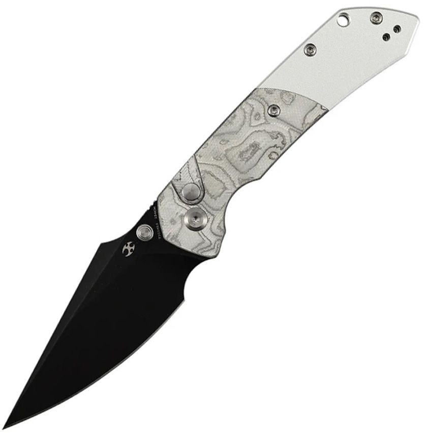 KANSEPT KNIVES Fenrir Button Lock Alum Foil