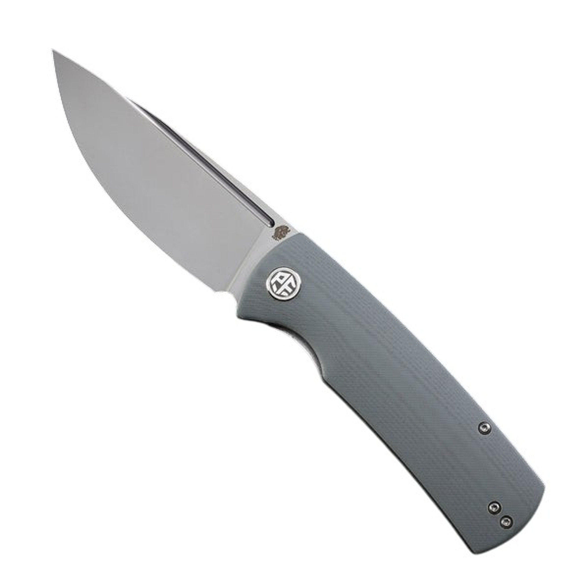 Petrified Fish Beluga Liner Lock Sandblast K110 Grey G-10