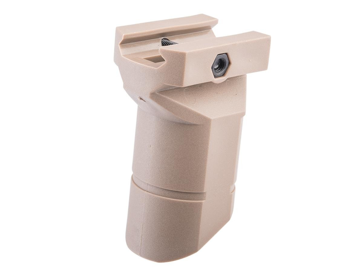 Double Bell Angle Cut Polymer Vertical Grip (Color: Dark Earth)