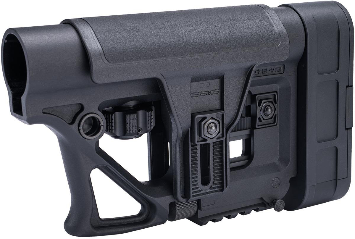 G&G GOS-V12 Adjustable Marksman Stock for M4 Airsoft AEG Rifles