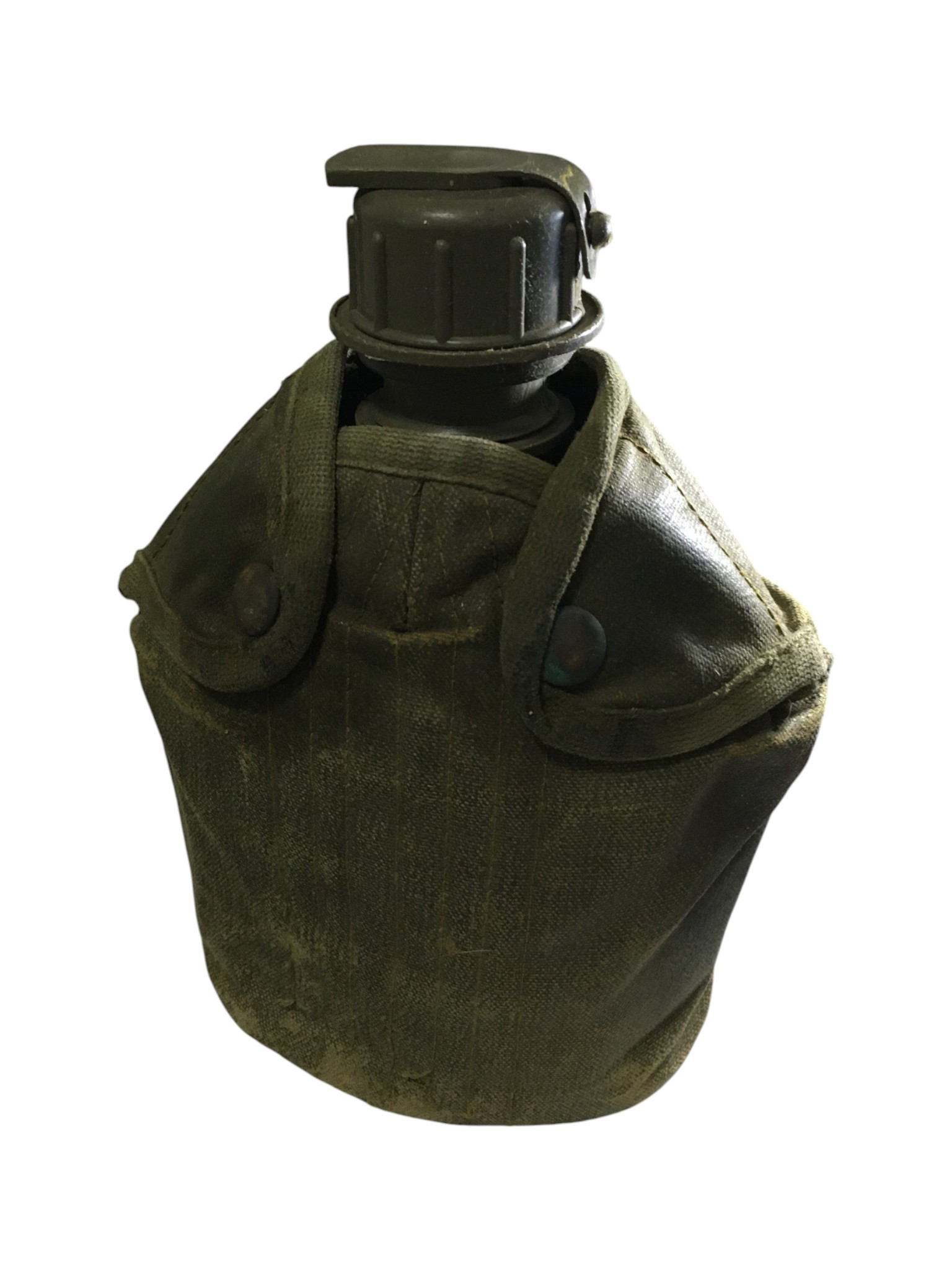 Canadian Armed Forces 64' Pattern Canteen Pouch W/ Canteen