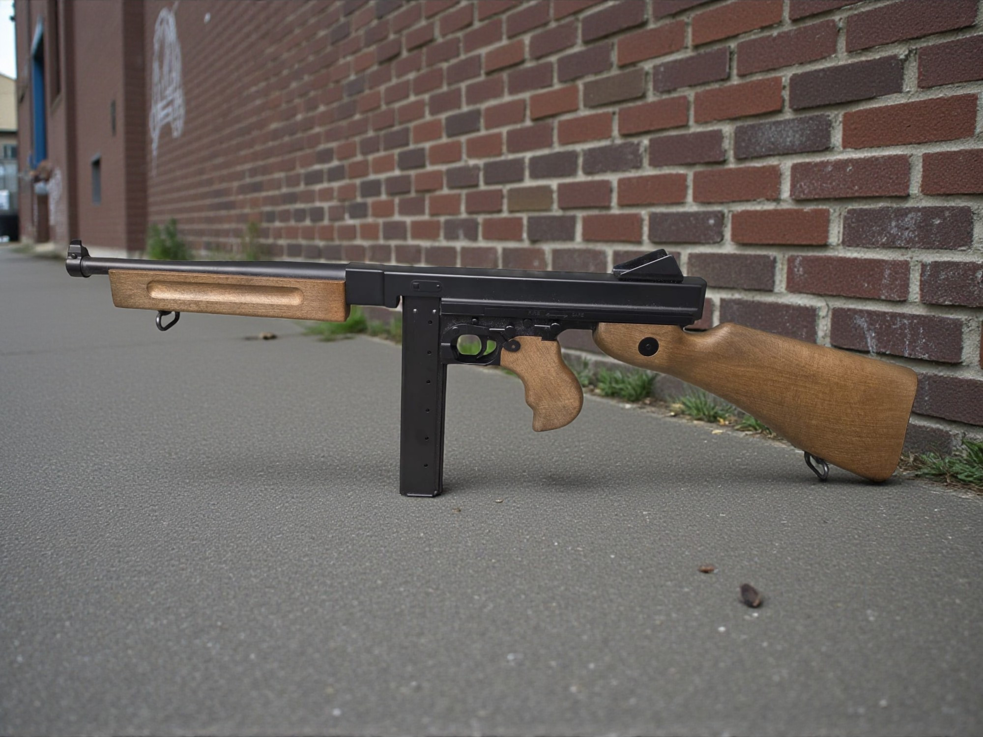 Umarex Legends M1A1 Thompson CO2 Powered 4.5mm Airgun - Package - USEDⓈ