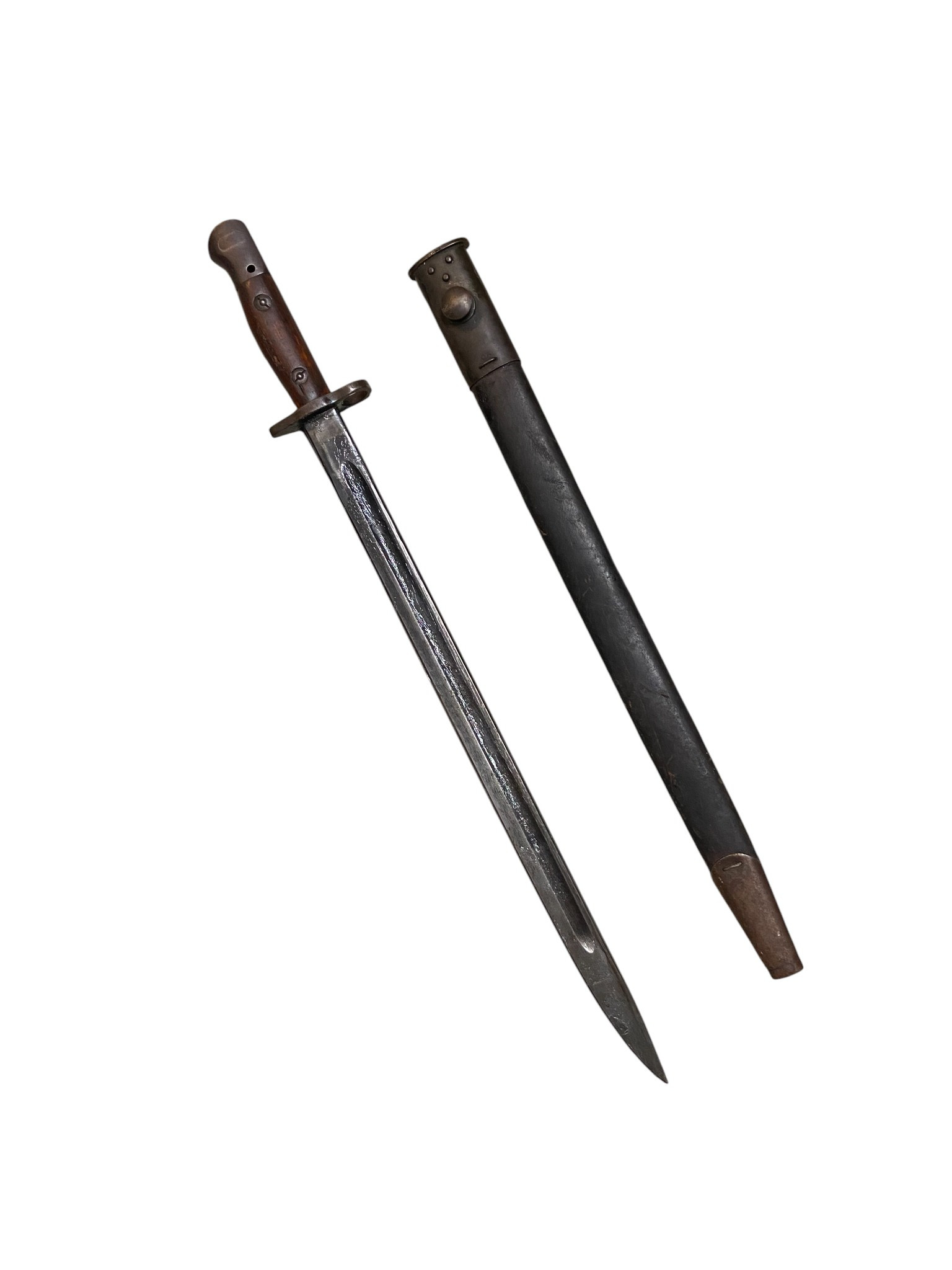 WW2 Australian Pattern 1907 Bayonet & Scabbard - Dated 1945