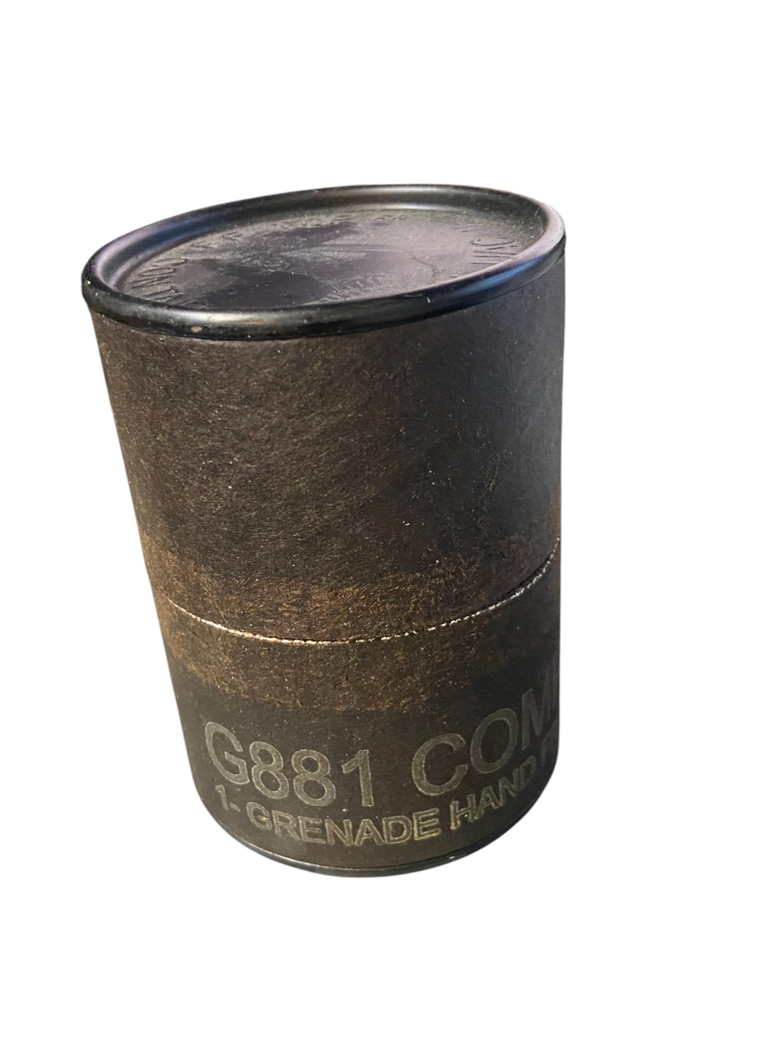 U.S. Army Vietnam Era M67 Grenade Cardboard Canister/Container