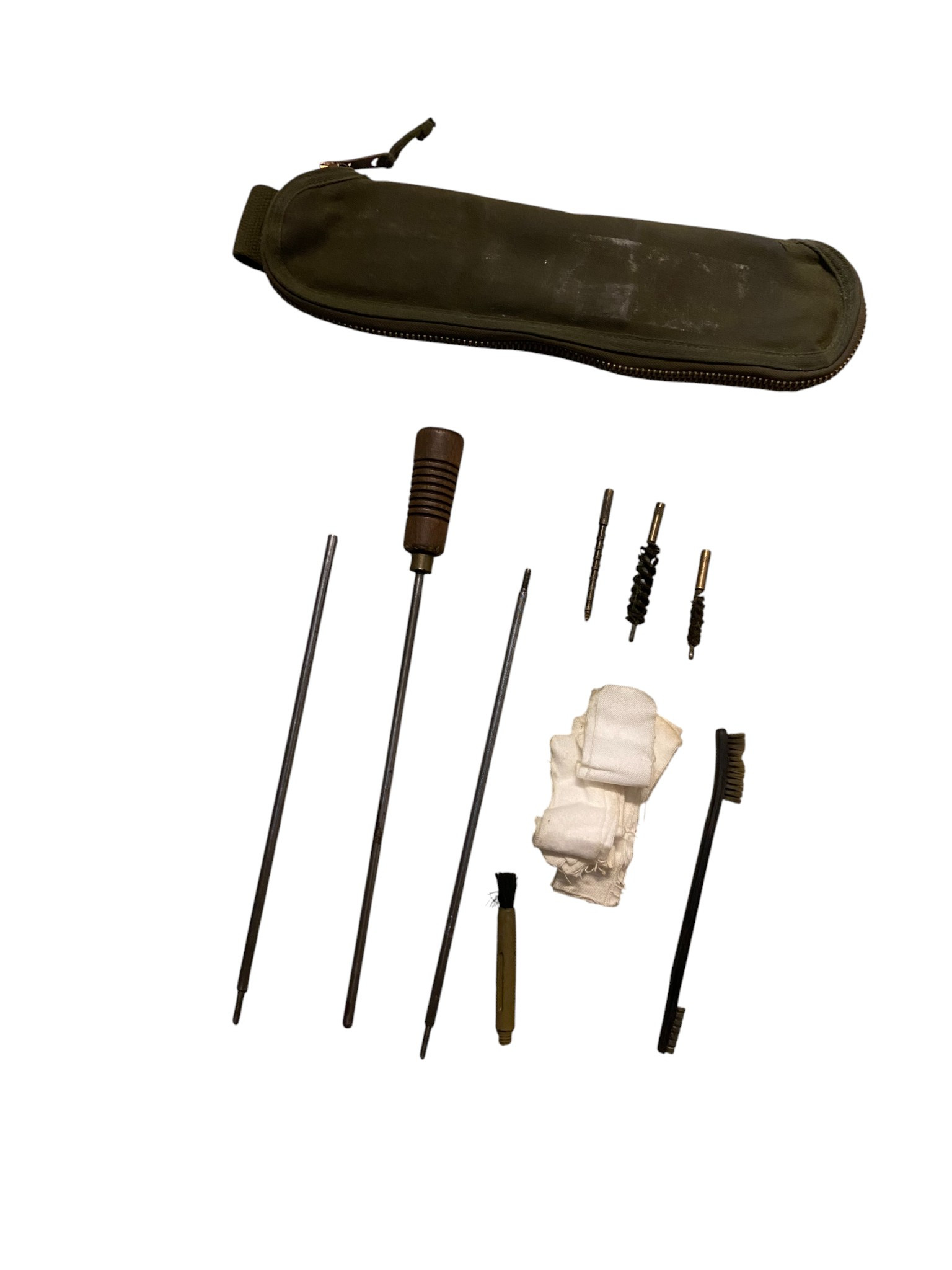 Canadian Armed Forces FN C1 7pcs Cleaning Kit W/ Canvas Carrying Case