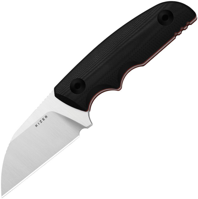 KIZER CUTLERY Snick Fixed Blade Black G10