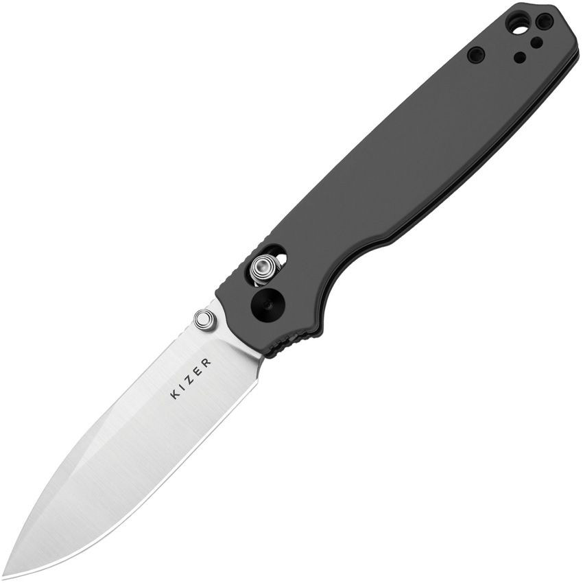 KIZER CUTLERY Pokiman Clutch Lock Blk Alum