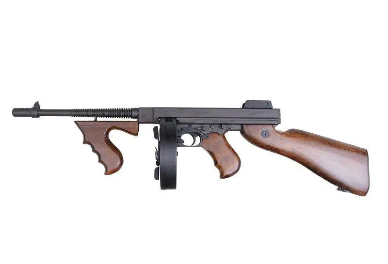 King Arms 1928 "Chicago Typewriter"  Real Wood Thompson Airsoft AEG Rifle