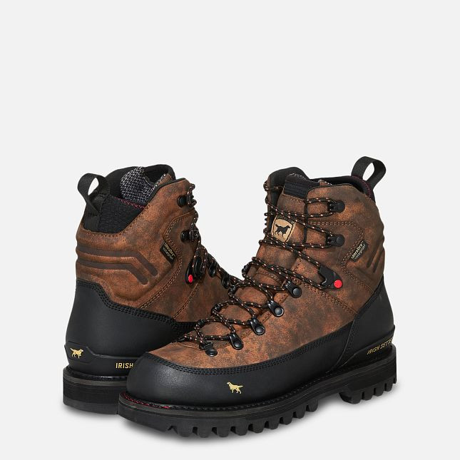 Irish Setter Elk Tracker XD 8' Boot  Brown - Size 10W