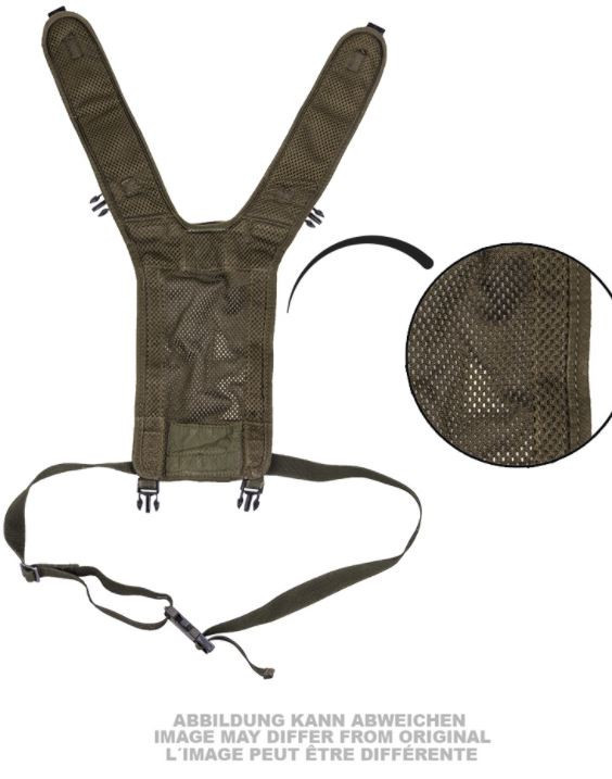 BRITISH DPM CAMO PLCE FIELD SUSPENDERS USED
