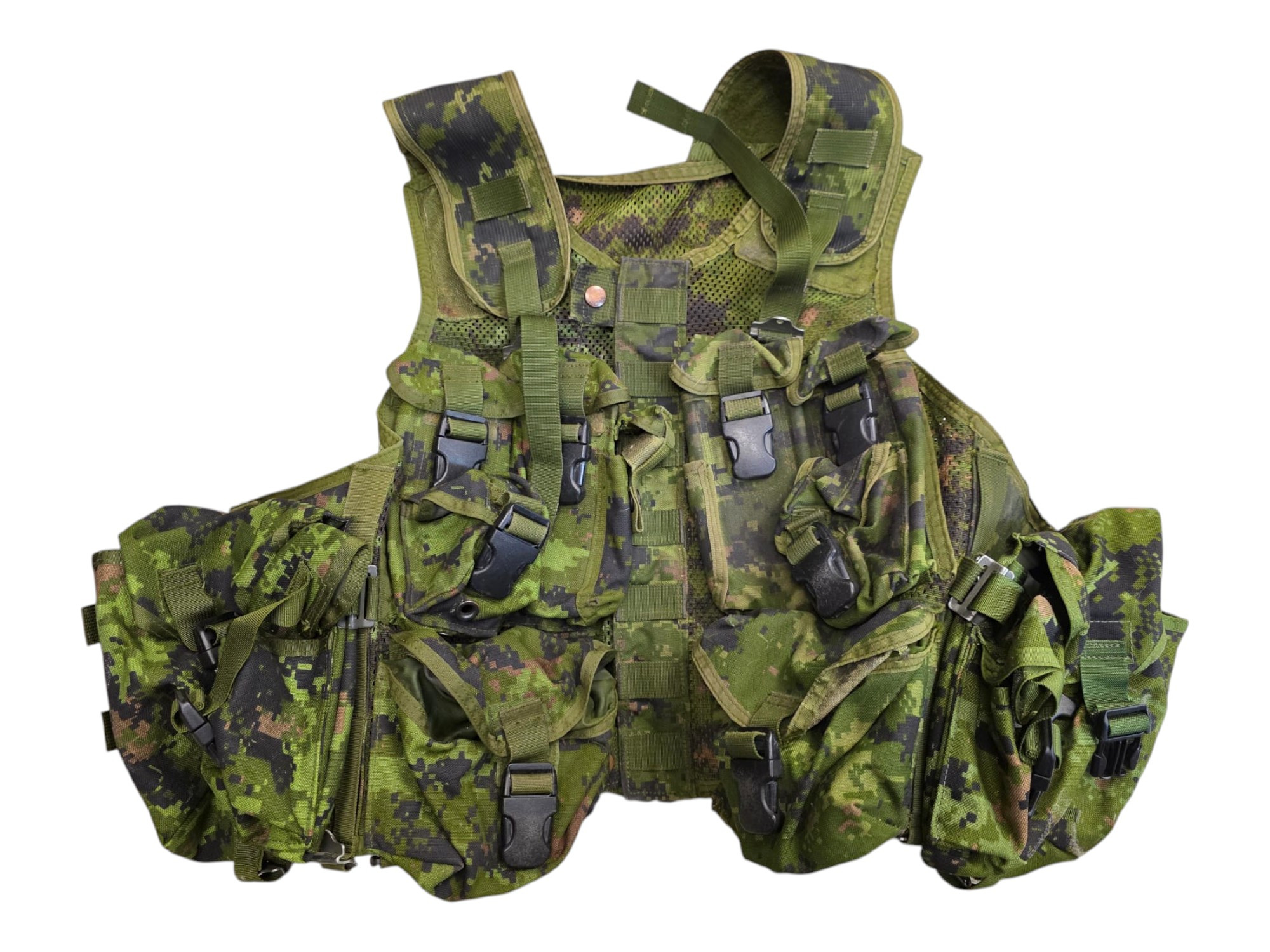 Canadian Armed Forces CADPAT Load Bearing Vest W/ Pouches
