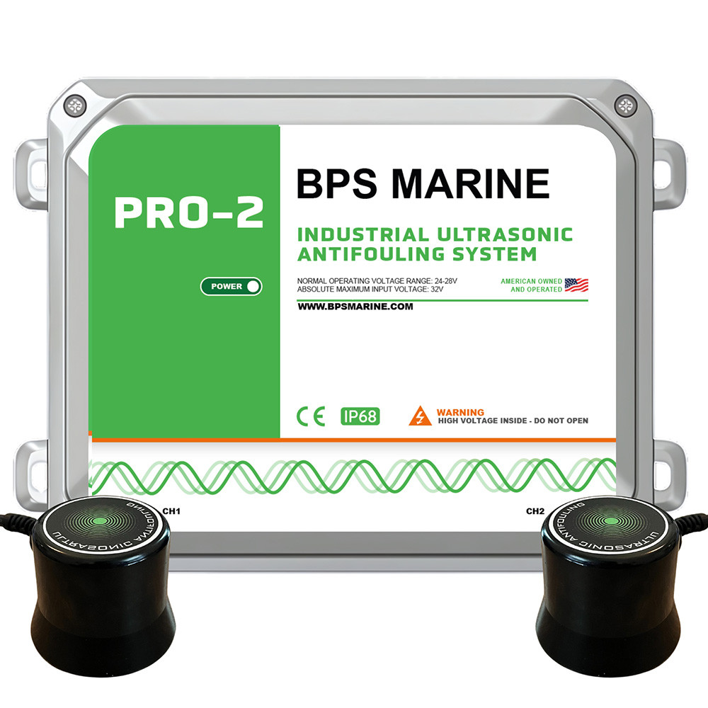 BPS Marine PRO-2 2-Transducer Ultrasonic Antifouling System - 24VDC