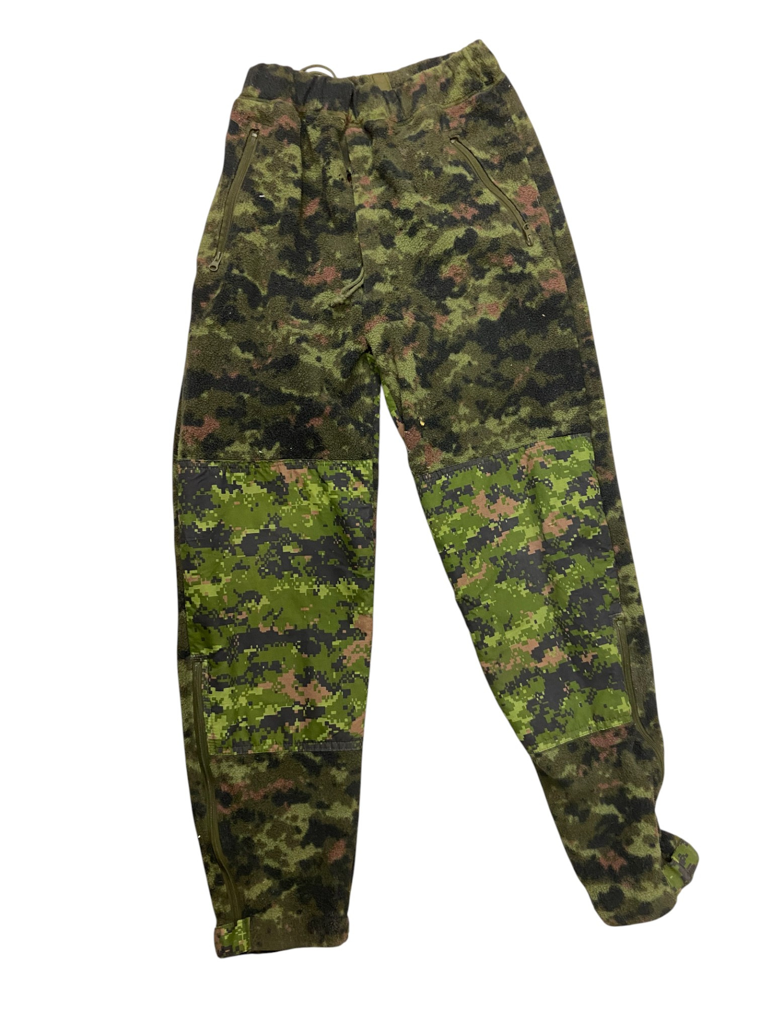 Canadian Armed Forces CADPAT Fleece Pants Damaged -7334
