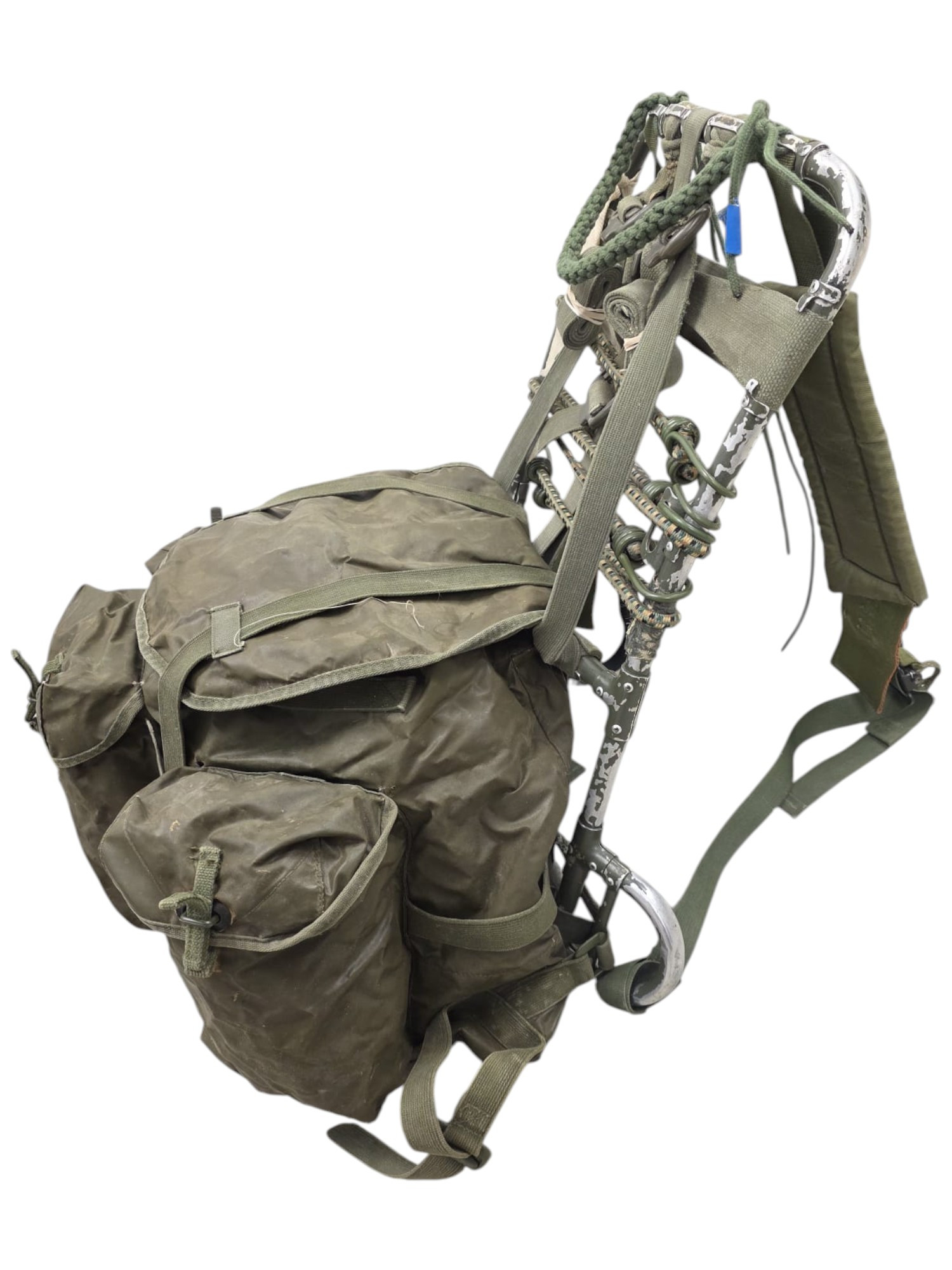 Canadian Armed Forces 1964 Pattern Rubberized Rucksack W/ Frame