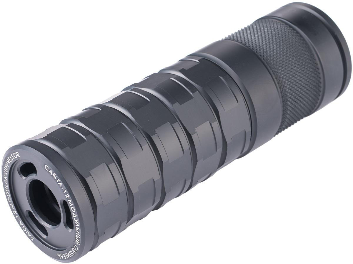 ITP Airsoft Modular Mock Suppressor for Tokyo Marui Saiga-12K Gas Blowback Shotgun