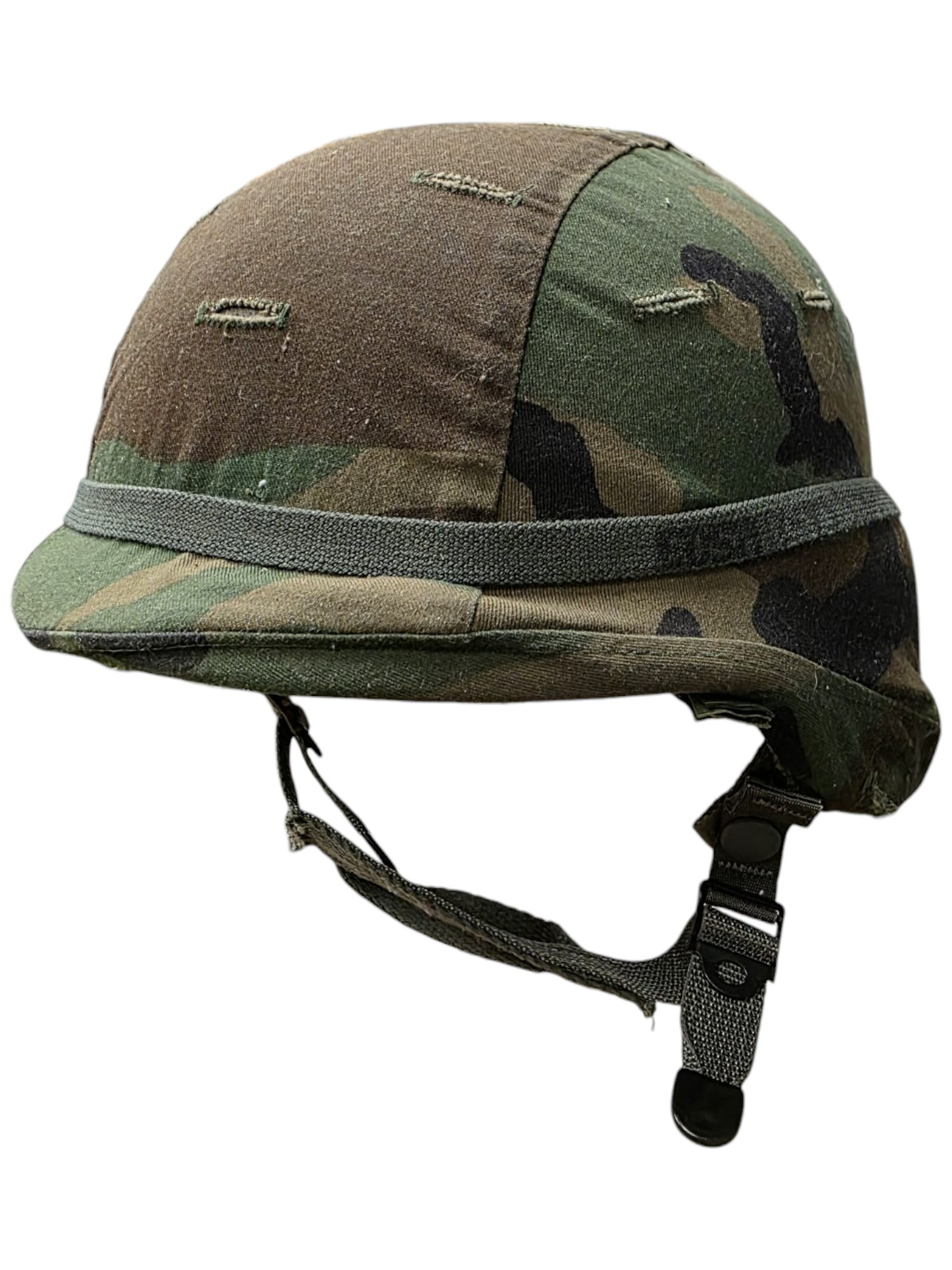 U.S. Armed Forces PASGT Helmet  w/ Cover - Woodland - Large
