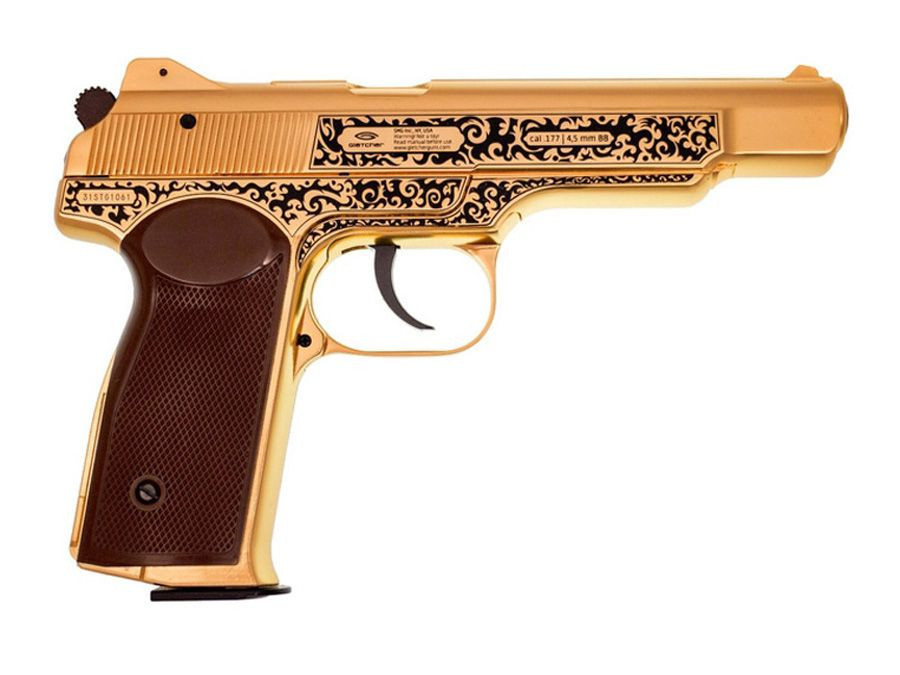 Gletcher Stechkin APS CO2 Blowback Steel BB gun