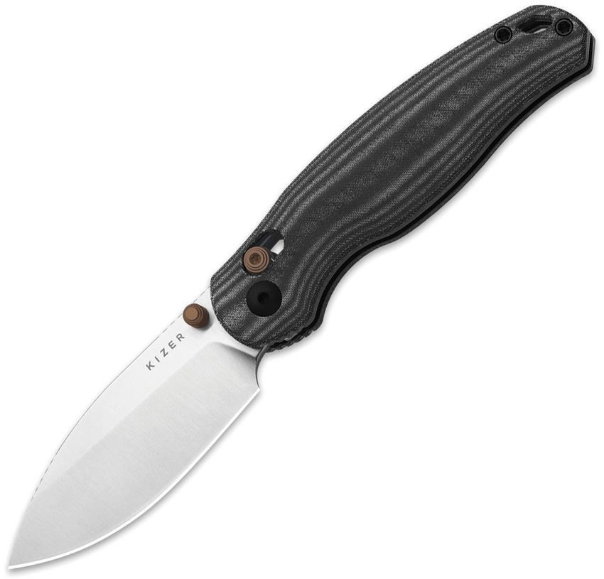 Kizer Cutlery Phoca CD Clutch Lock Micarta