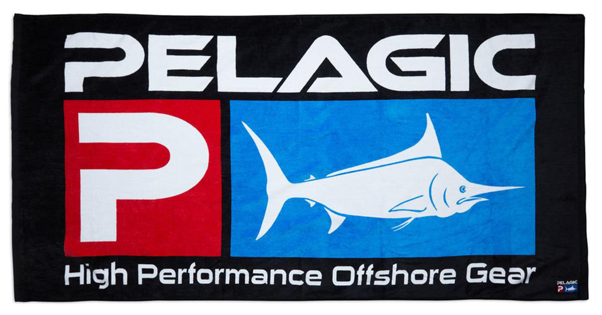Pelagic Fishing Gear Deluxe Logo Beach Towel