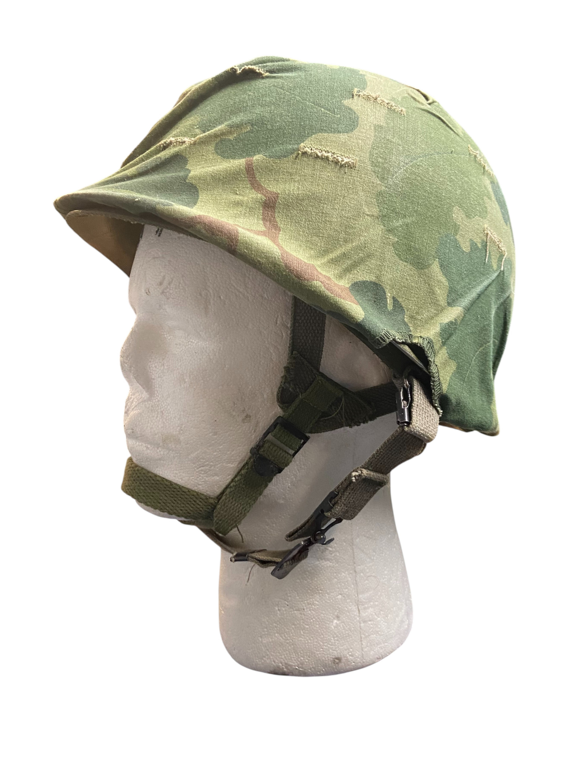 Canadian Armed Forces Airborne M1 Helmet W/ 1977 DatedMitchell Helmet Cover