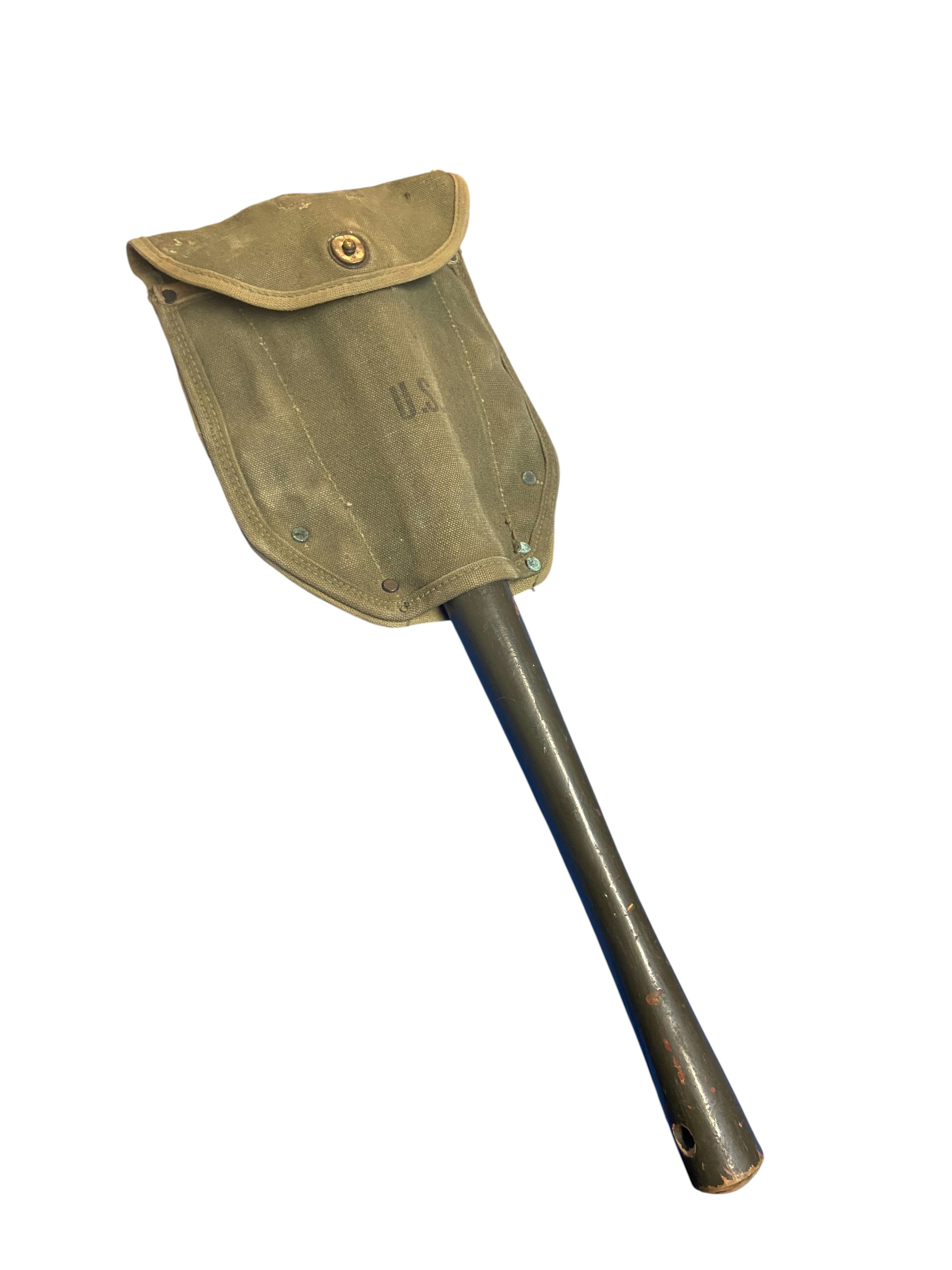 WW2 U.S. Army Tulsa Canvas Co. Made  M-1943 Shovel Carrier - Dated 1944