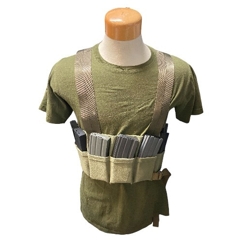 Reproduction Vietnam Period MACV-SOG Handmade Style 20/30 Rnds Magazine Chest-Rig