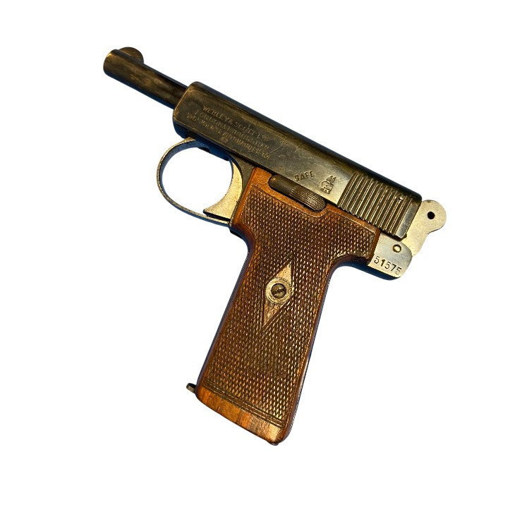 Pre WW1 British Webley & Scot Ltd. Model 1908 Self Loading Pistol - Deactivated