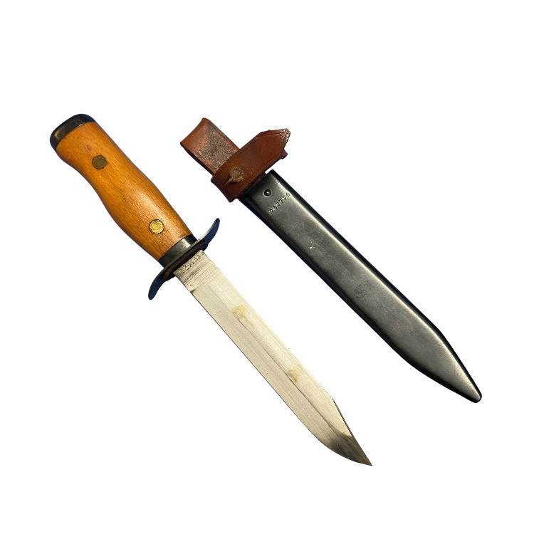 Polish People's Army Wz.55 Paratrooper Fighting Knife W/ Scabbard