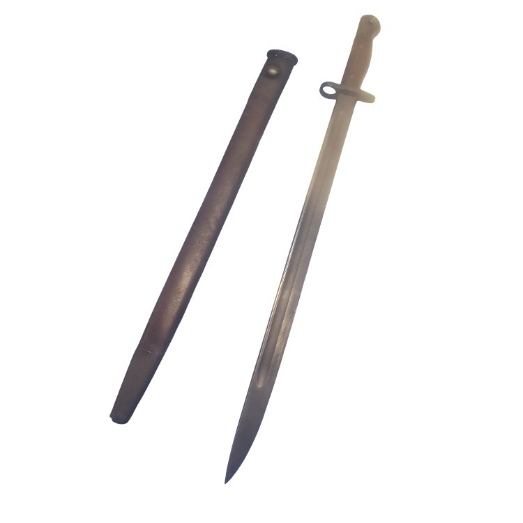 WW2 Australian Army Pattern 1907 Bayonet & Scabbard - Dated 1944