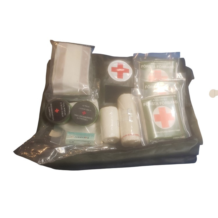 Swedish Armed Forces Field Medic Bag W/ 10pcs Extra