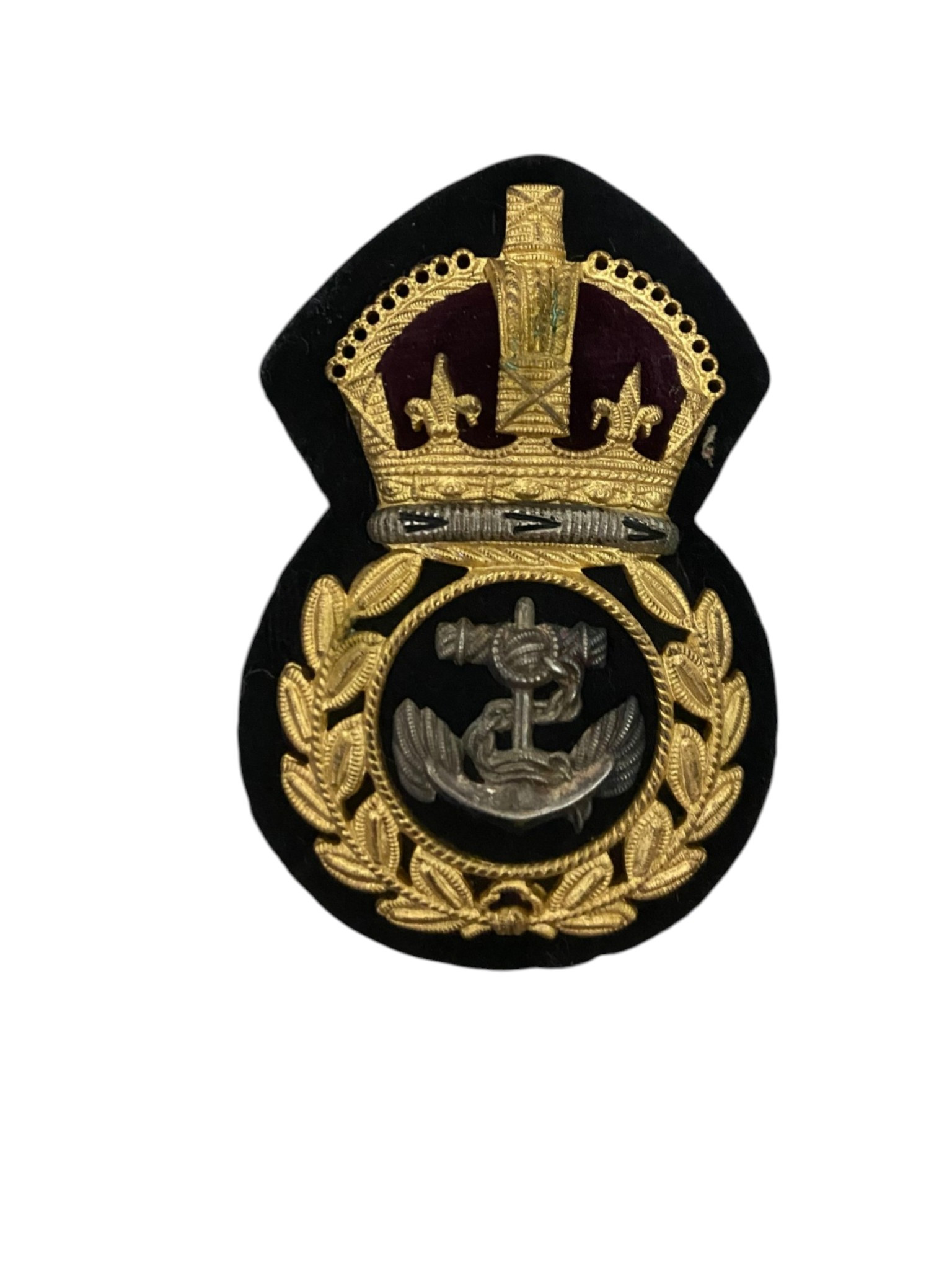 Royal Canadian Navy Officer Cap Badge