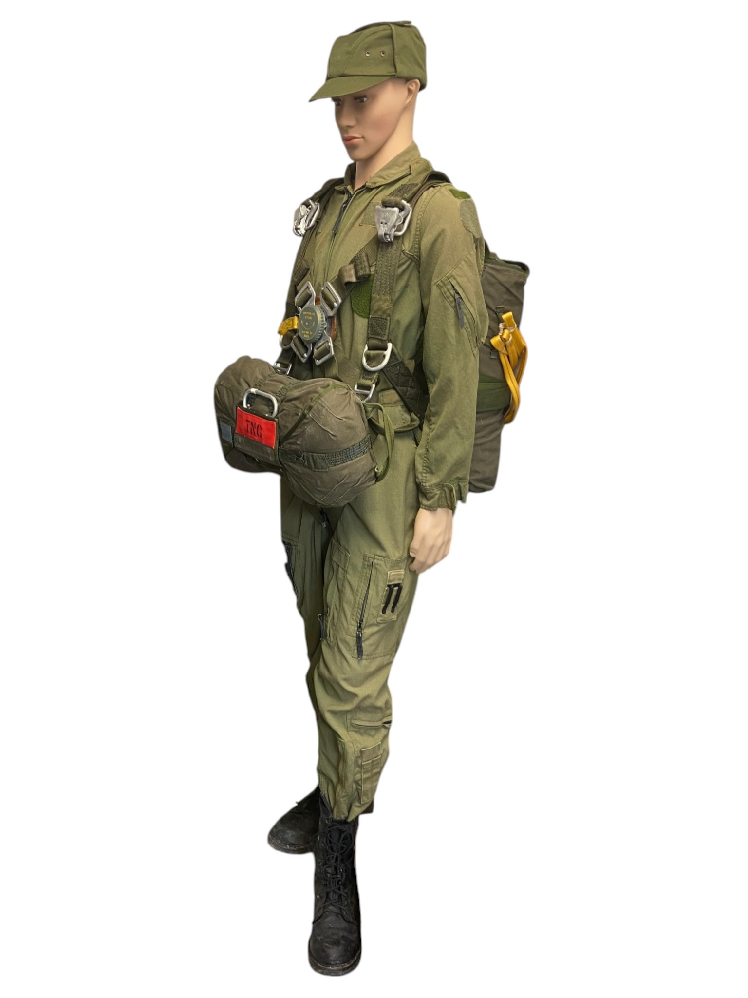 Canadian Armed Forces Airborne Jump Parachute Set W/Reserve Parachute