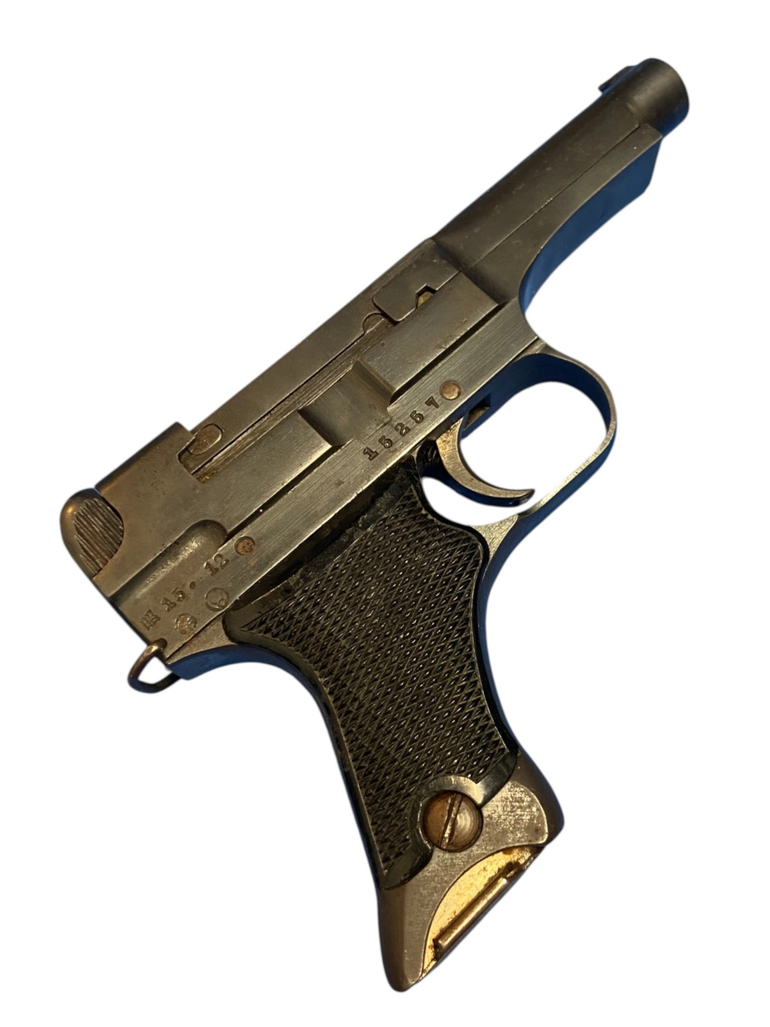 WW2 Deactivated Imperial Japanese Army Chuo Kogyo/Nagoya Arsenal Type 94 Nambu - Dated 1940