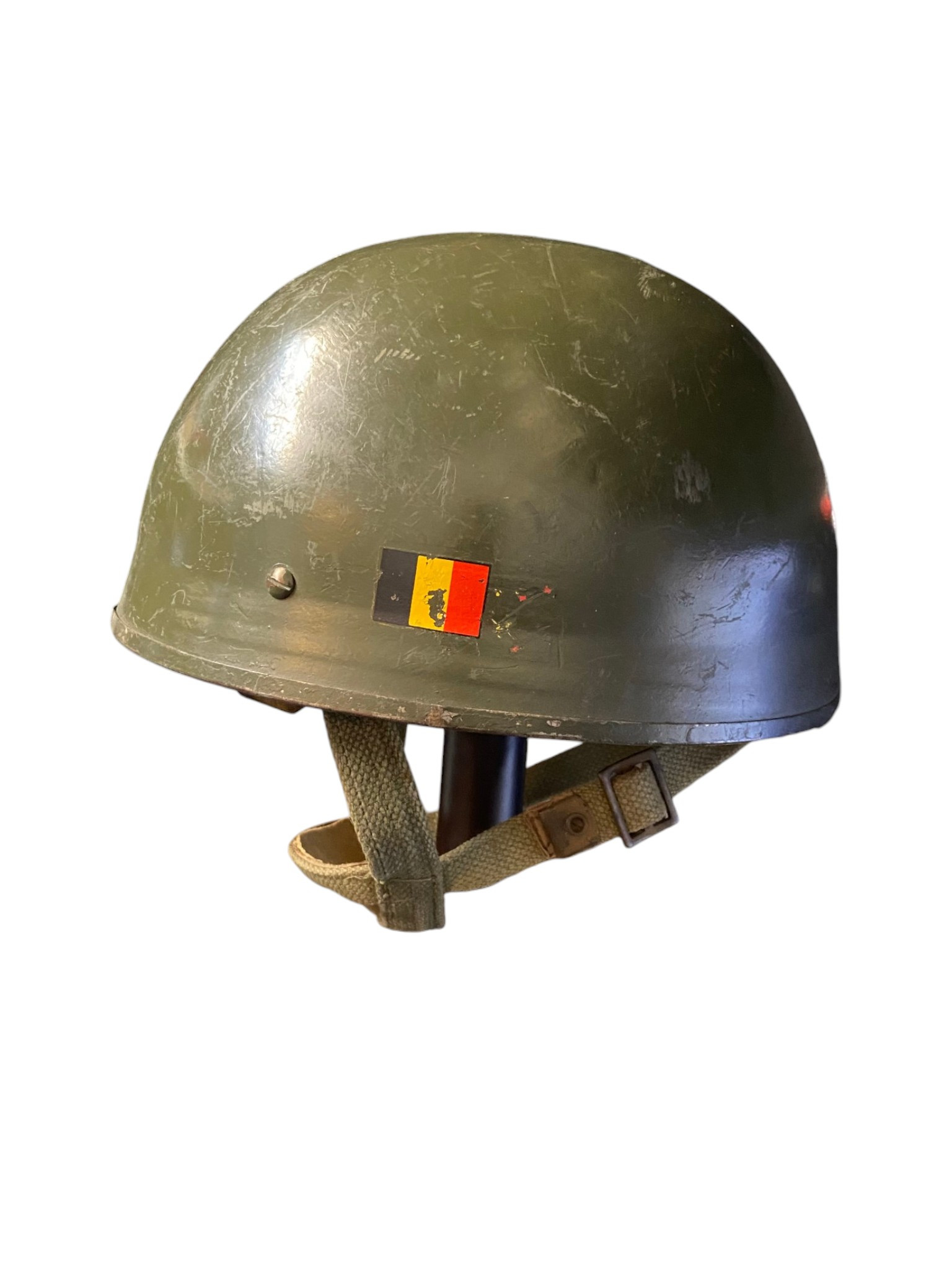 Post WW2 Belgium Armed Forces MK-II Paratrooper Helmet