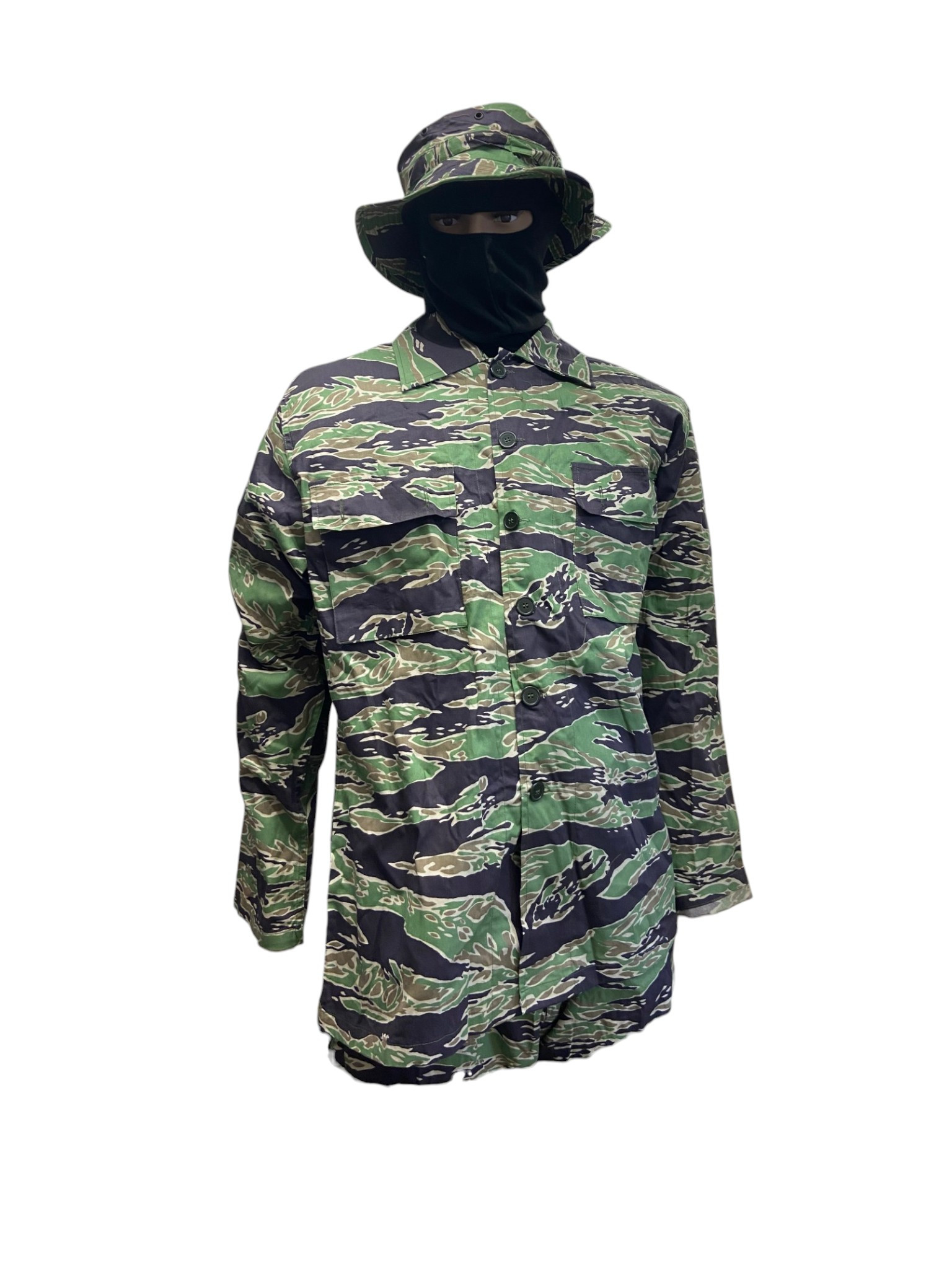 Dragon Co. Reproduction South Vietnamese Style Tiger Stripes Uniform W/ Boonie - XL