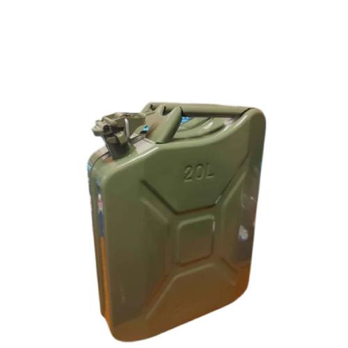 Hero Brand Fuel Cans - NATO Style Steel Jerry Cans - 20L Green
