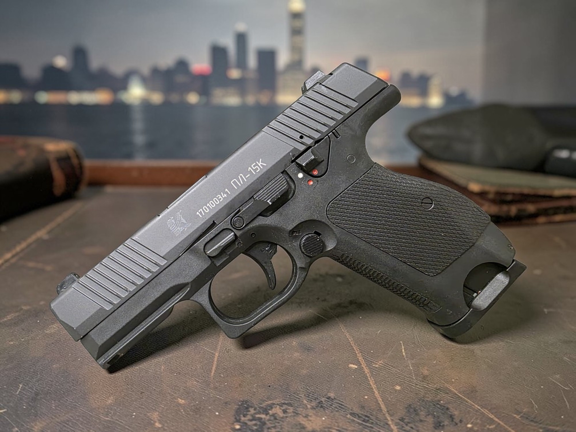 Kizuna Works KW-15K Gas Blowback Airsoft Pistol - Package - USEDⓈ