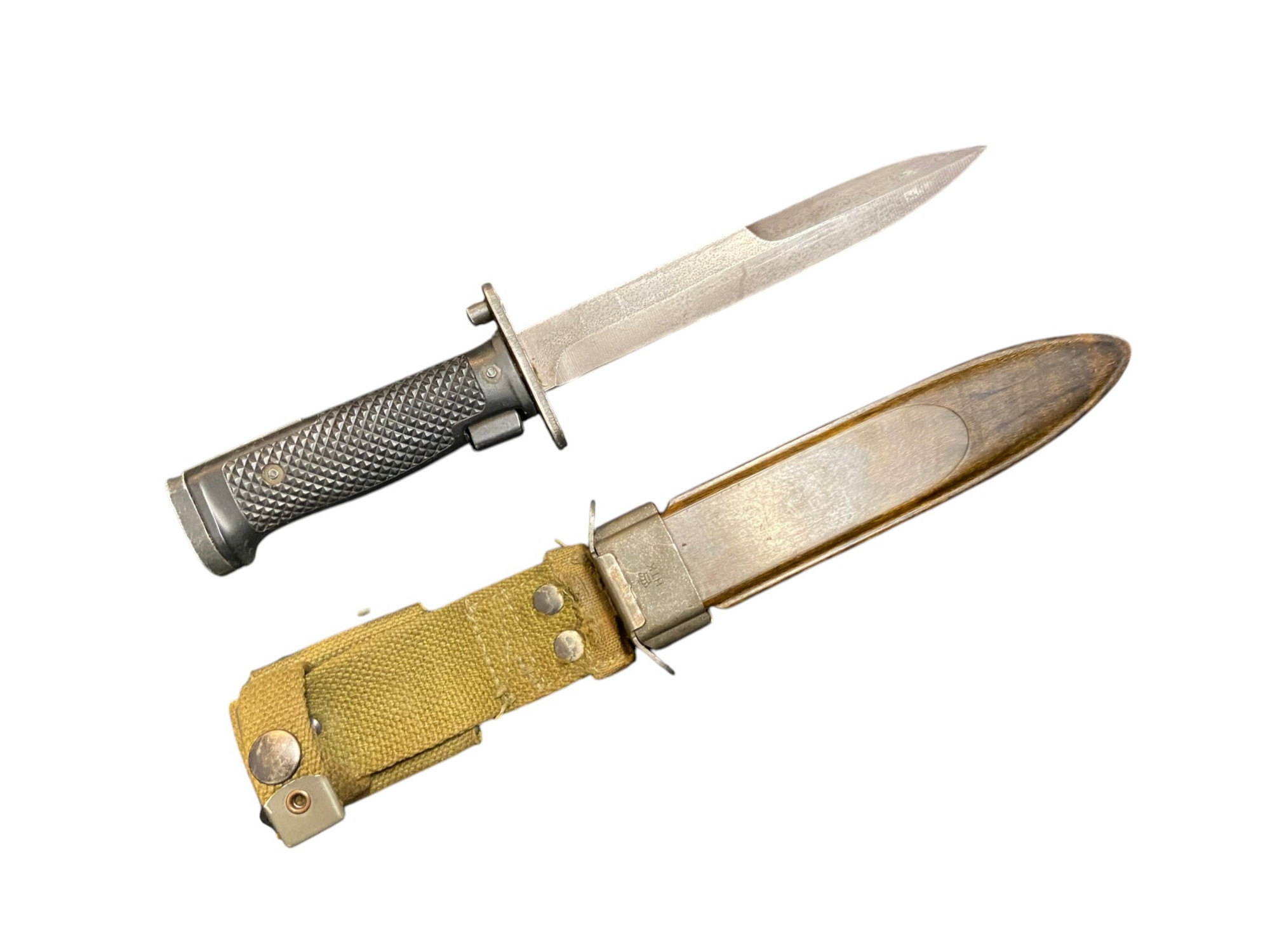 Post WW2 Royal Danish Army M/62 Garand M5A1 Bayonet & Scabbard