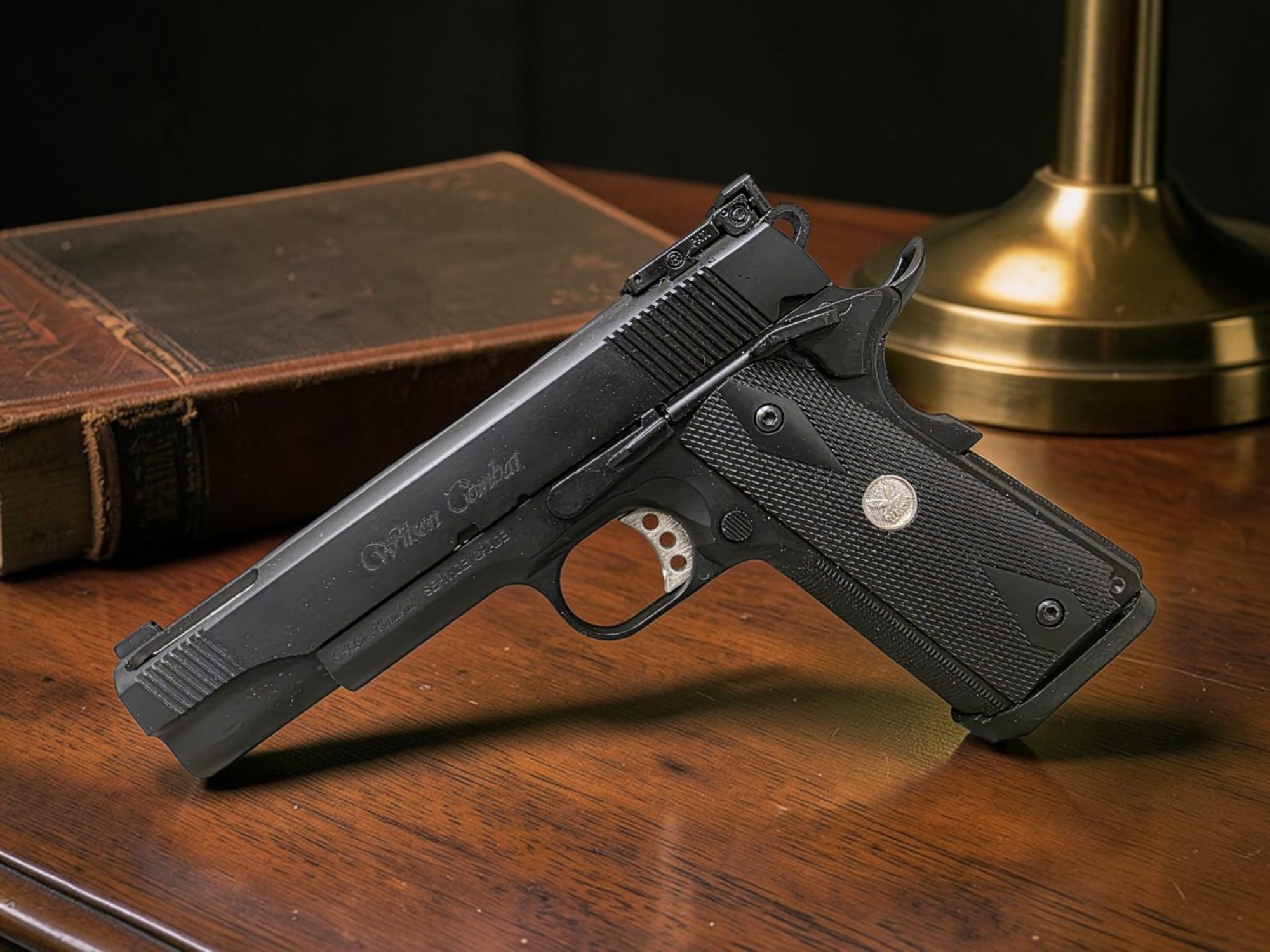 Army Armament R30 1911 Wilson Combat Airsoft Gas Blowback Pistol - USEDⓈ