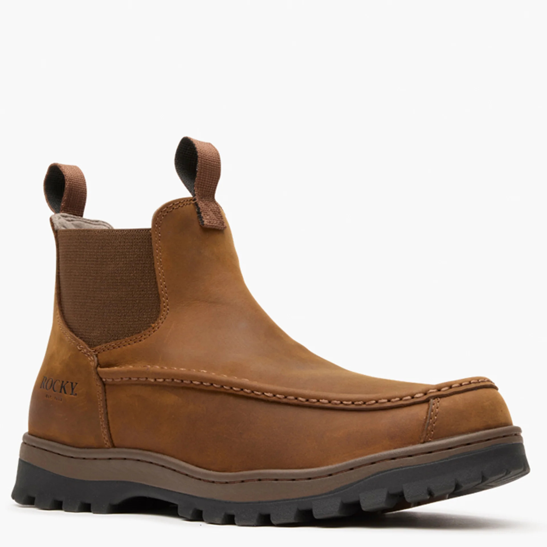 Rocky Men's Outback LTE Moc Toe Chelsea Outdoor Boot